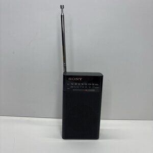 Sony ICF-P26 Portable Pocket FM/AM Radio Built-in Speaker TESTED & WORKING